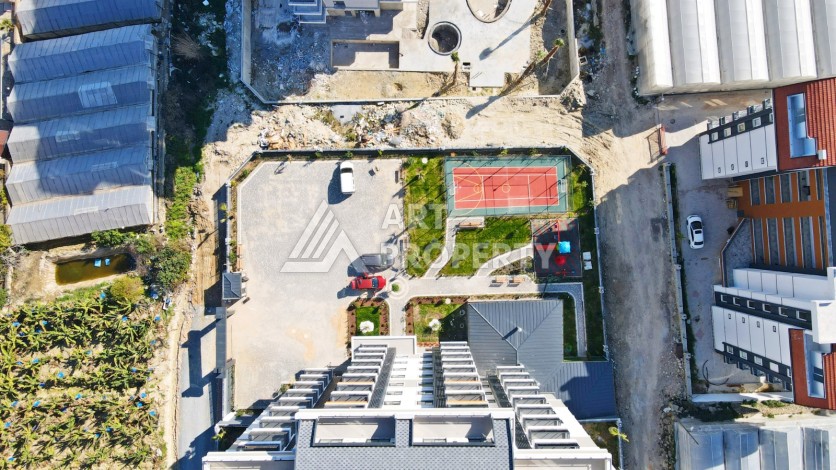 Квартира 1+1 в престижном комплексе, 46 кв.м. Авсаллар, Алания - Ракурс 11