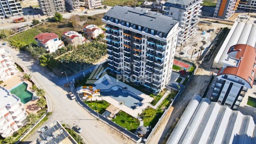 Квартира 1+1 в престижном комплексе, 46 кв.м. Авсаллар, Алания - Ракурс 15