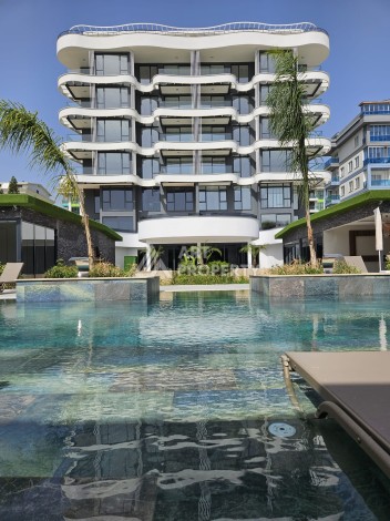 Квартира 2+1 с видом на море, 93,5 кв.м. Элитный ЖК в Каргыджаке. - Ракурс 43