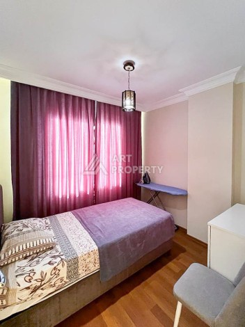 Квартира 3+1 с видом на море в 100 метрах от моря. Махмутлар, Алания. - Ракурс 2