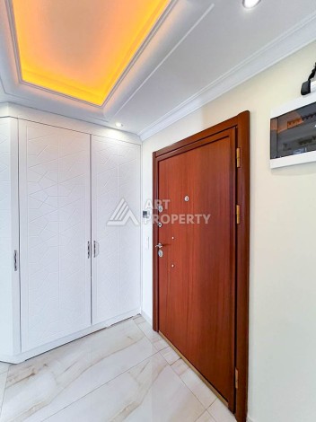 Квартира 3+1 с видом на море в 100 метрах от моря. Махмутлар, Алания. - Ракурс 5