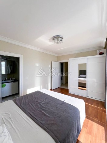 Квартира 3+1 с видом на море в 100 метрах от моря. Махмутлар, Алания. - Ракурс 7