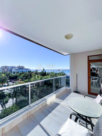 Квартира 3+1 с видом на море в 100 метрах от моря. Махмутлар, Алания. - Ракурс 14