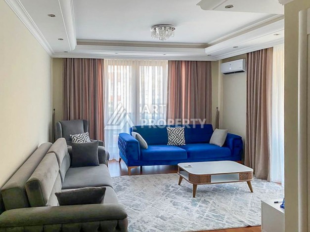 Квартира 3+1 с видом на море в 100 метрах от моря. Махмутлар, Алания. - Ракурс 16