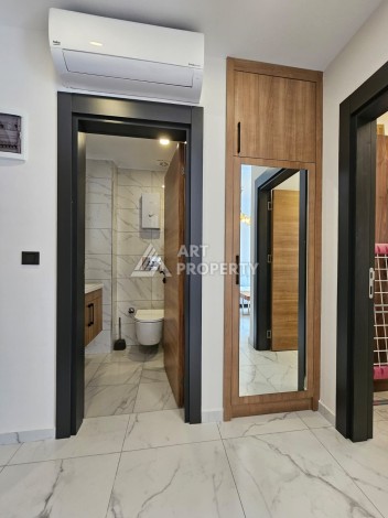 Меблированная квартира 1+1 в новой резиденции, 55 кв.м. в Махмутларе. - Ракурс 11