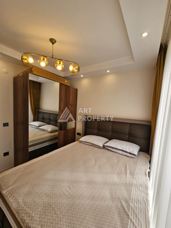 Меблированная квартира 1+1 в новой резиденции, 55 кв.м. в Махмутларе. - Ракурс 16