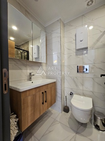 Меблированная квартира 1+1 в новой резиденции, 55 кв.м. в Махмутларе. - Ракурс 19