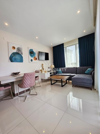 Квартира 1+1 люкс класса в 100 метрах от моря. Каргыджак, Алания. - Ракурс 7