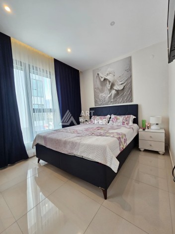 Квартира 1+1 люкс класса в 100 метрах от моря. Каргыджак, Алания. - Ракурс 10