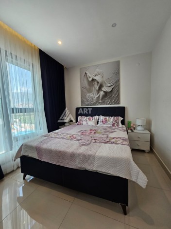 Квартира 1+1 люкс класса в 100 метрах от моря. Каргыджак, Алания. - Ракурс 11