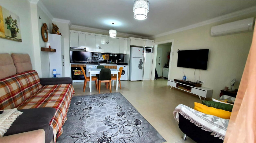 Двухкомнатная квартира в 250 метрах от моря в районе Махмутлар, 75 м2 - Ракурс 13