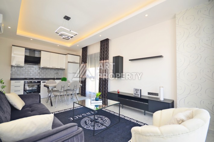 Трехкомнатная квартира с мебелью и видом на море в Авсалларе, 80 кв.м - Ракурс 2