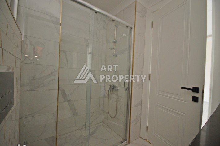 Видовая двухкомнатная квартира 55 кв.м. в новой резиденции. Авсаллар, Алания. - Ракурс 19