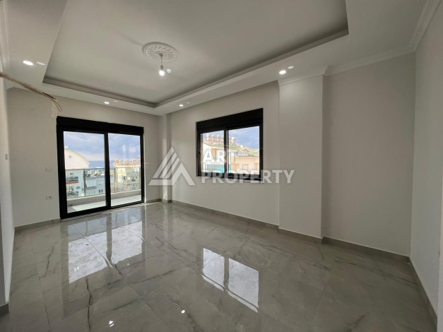 Дуплекс 2+1 с видом на море, 125 кв.м. Авсаллар, Алания - Ракурс 2