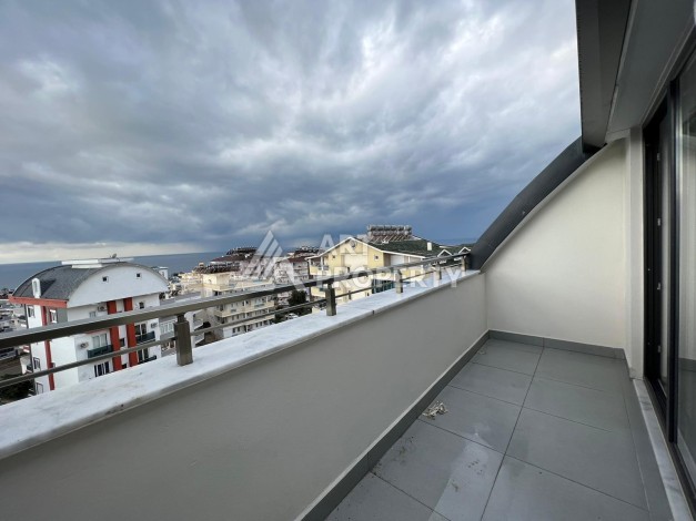 Дуплекс 2+1 с видом на море, 125 кв.м. Авсаллар, Алания - Ракурс 5