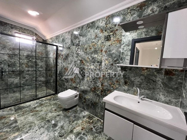 Дуплекс 2+1 с видом на море, 125 кв.м. Авсаллар, Алания - Ракурс 7