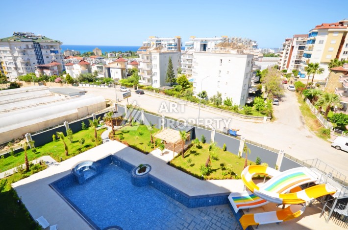 Двухкомнатная квартира с видом на море, 46 кв.м. Авсаллар, Алания - Ракурс 10