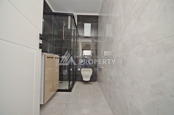 Двухкомнатная квартира с видом на море, 46 кв.м. Авсаллар, Алания - Ракурс 14