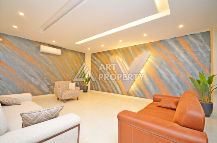 Двухкомнатная квартира с видом на море, 46 кв.м. Авсаллар, Алания - Ракурс 23