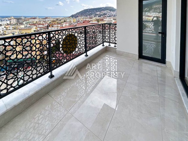 Люкс апартаменты 2+1 в центре Алании, 90 кв.м. - Ракурс 10