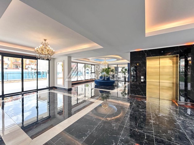 Люкс апартаменты 2+1 в центре Алании, 90 кв.м. - Ракурс 36