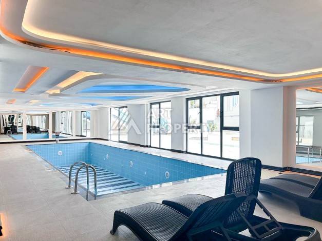 Люкс апартаменты 2+1 в центре Алании, 90 кв.м. - Ракурс 42