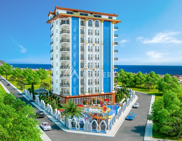 Люкс апартаменты 2+1 в центре Алании, 90 кв.м. - Ракурс 44