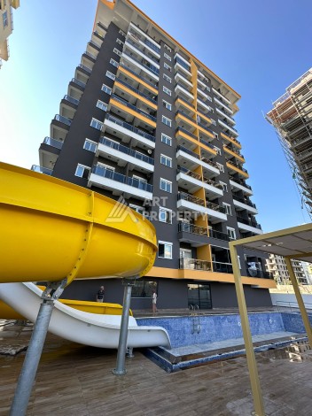 Квартира 2+1 с видом на море и горы, 75 кв.м. в Махмутларе - Ракурс 12