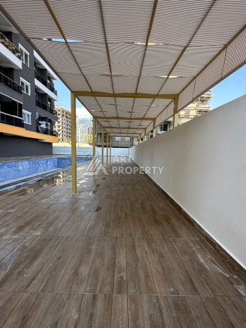 Квартира 2+1 с видом на море и горы, 75 кв.м. в Махмутларе - Ракурс 15