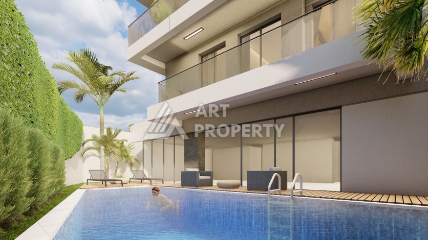 Бутик-комплекс с квартирами от 89 до 211 кв.м. Оба, Алания. - Ракурс 2