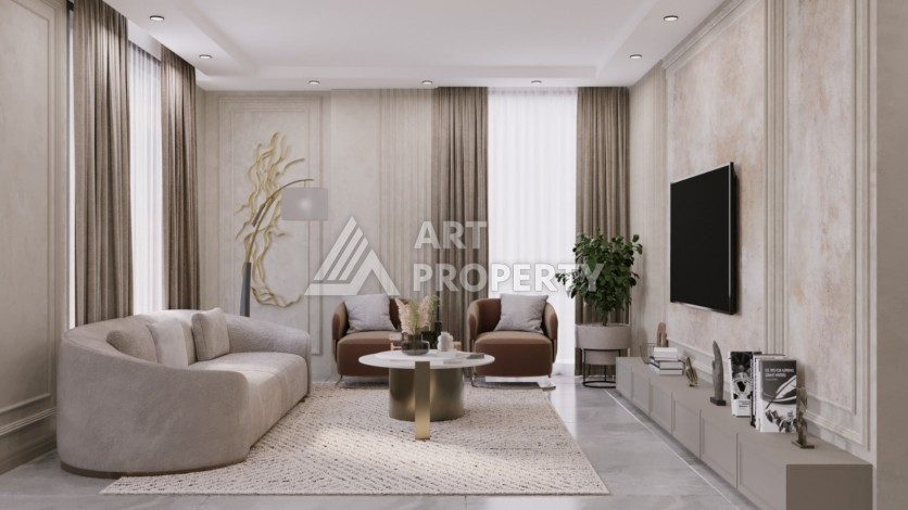 Бутик-комплекс с квартирами от 89 до 211 кв.м. Оба, Алания. - Ракурс 8