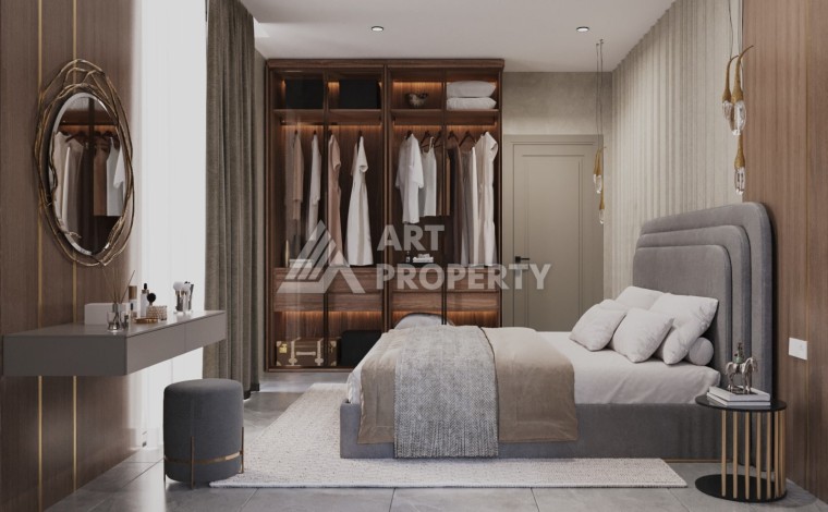 Бутик-комплекс с квартирами от 89 до 211 кв.м. Оба, Алания. - Ракурс 12