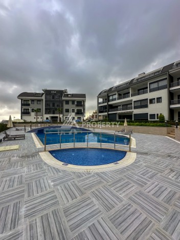 Дизайнерская квартира 2+1 с панорамным видом, 90 кв.м Тепе, Алания. - Ракурс 25