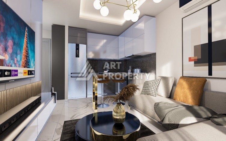 Квартира 1+1 в новом комплексе, Авсаллар, Алания - Ракурс 8