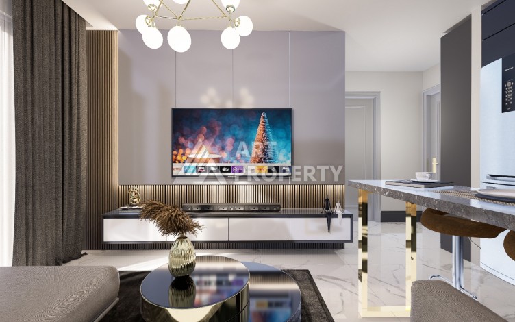 Квартира 1+1 в новом комплексе, Авсаллар, Алания - Ракурс 9