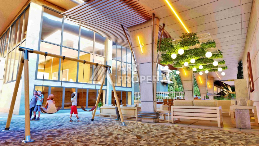 Современные квартиры 1+1, 2+1 и 3+1 в центре Алании. Выгодно! - Ракурс 8