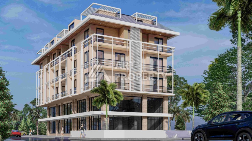 Современные квартиры 1+1, 2+1 и 3+1 в центре Алании. Выгодно! - Ракурс 10