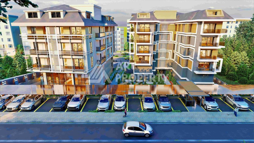 Современные квартиры 1+1, 2+1 и 3+1 в центре Алании. Выгодно! - Ракурс 15