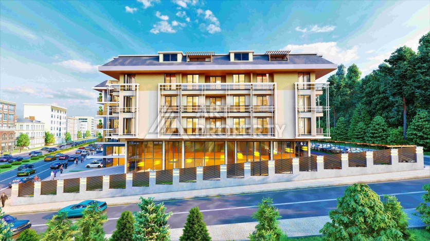 Современные квартиры 1+1, 2+1 и 3+1 в центре Алании. Выгодно! - Ракурс 20