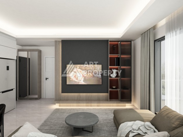 Современные квартиры 1+1, 2+1 и 3+1 в центре Алании. Выгодно! - Ракурс 28