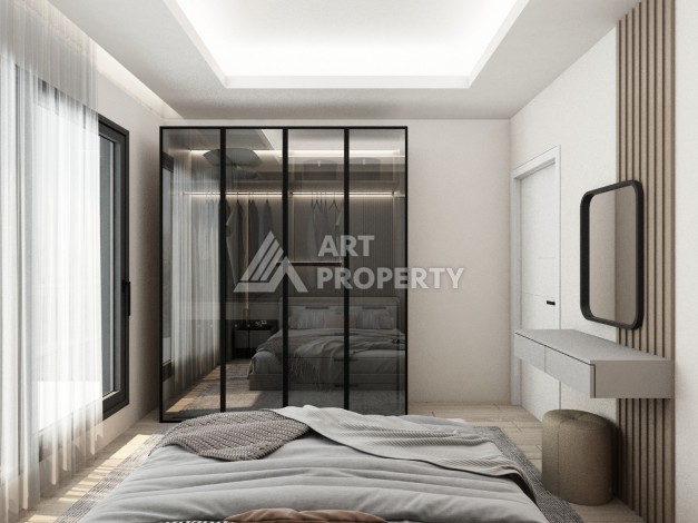 Современные квартиры 1+1, 2+1 и 3+1 в центре Алании. Выгодно! - Ракурс 32