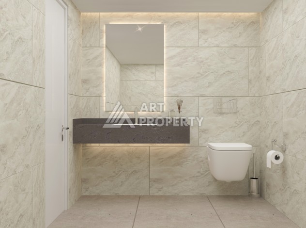 Современные квартиры 1+1, 2+1 и 3+1 в центре Алании. Выгодно! - Ракурс 39