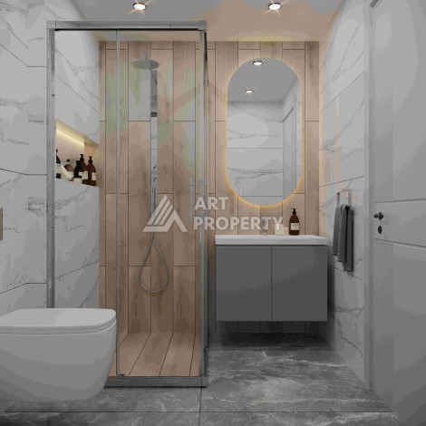 Современные квартиры 1+1, 2+1 и 3+1 в центре Алании. Выгодно! - Ракурс 44