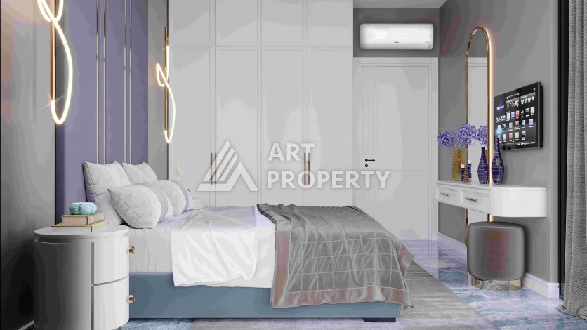 Современные квартиры 1+1, 2+1 и 3+1 в центре Алании. Выгодно! - Ракурс 49