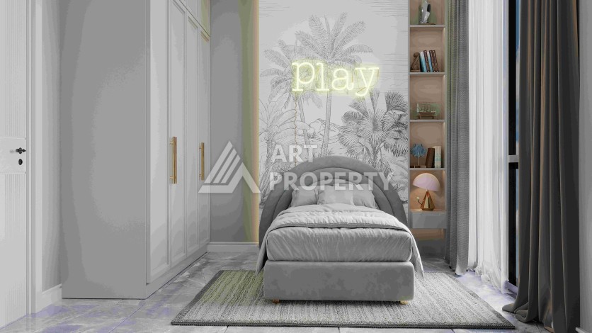 Современные квартиры 1+1, 2+1 и 3+1 в центре Алании. Выгодно! - Ракурс 50