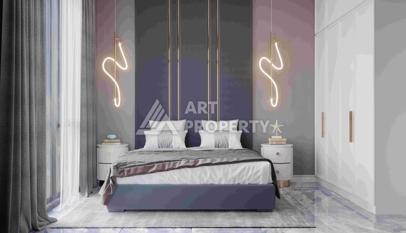 Современные квартиры 1+1, 2+1 и 3+1 в центре Алании. Выгодно! - Ракурс 51