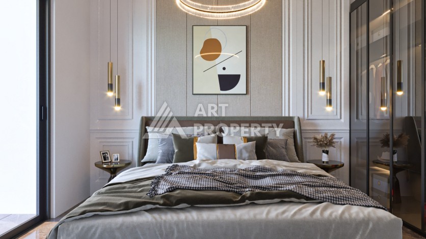 Квартиры 1+1 и 2+1 в комплексе премиум класса в районе Оба - Ракурс 10