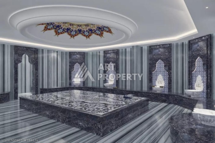 Квартира 1+1 в новом доме, 45 кв.м. Центр Махмутлара. - Ракурс 8