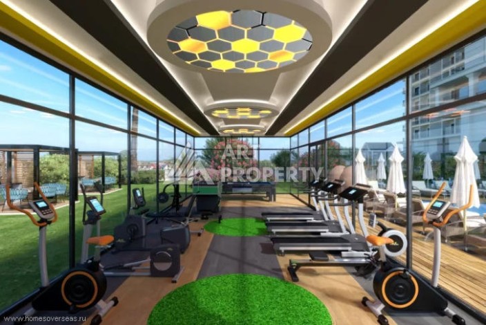 Квартира 1+1 в новом доме, 45 кв.м. Центр Махмутлара. - Ракурс 13