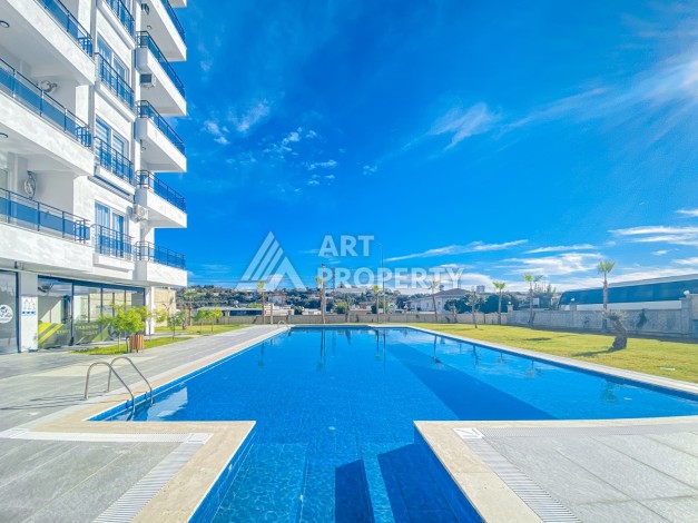 Светлая новая квартира 1+1 в Авсалларе, 55 кв.м - Ракурс 2